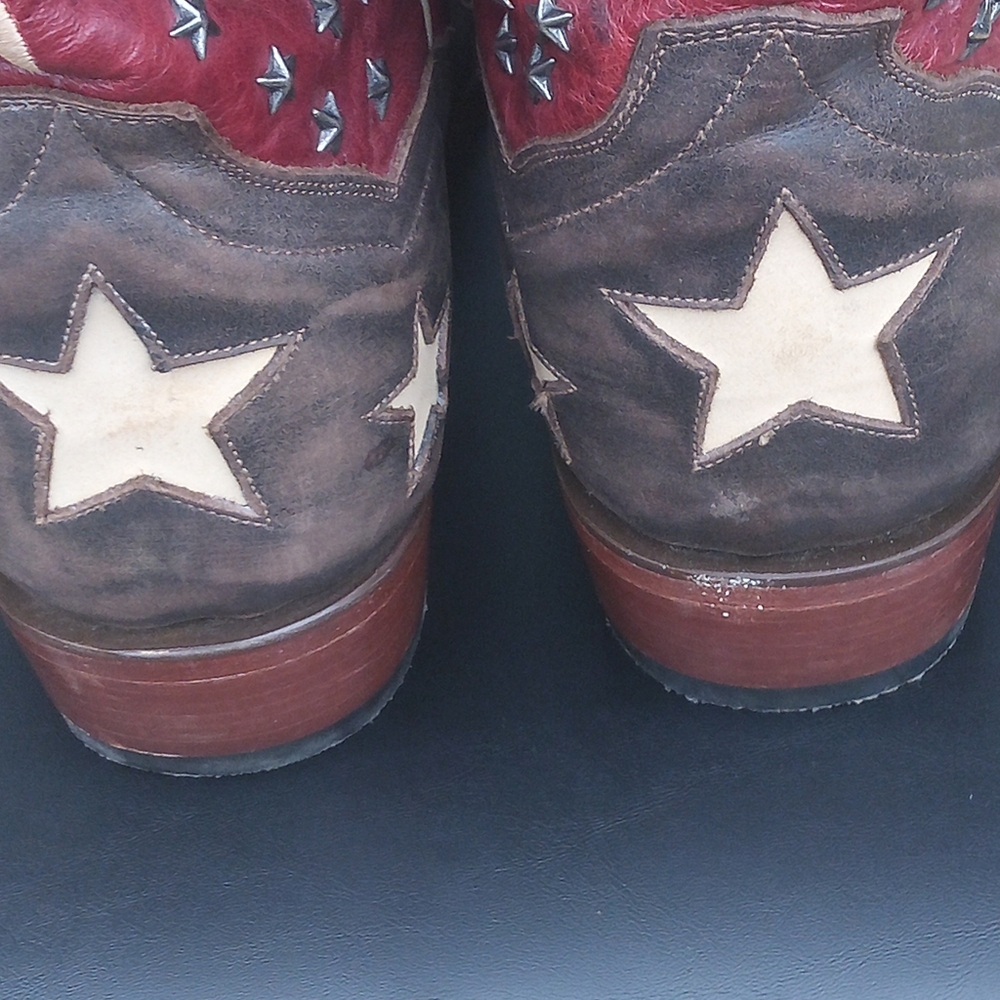 Dan Post Bountiful Bay Apache/Red Eagle Embroider… - image 8